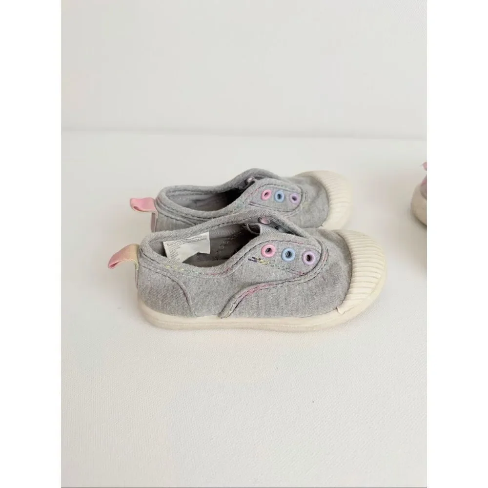 Cat & Jack Girl’s Todler slip on shoes size 6